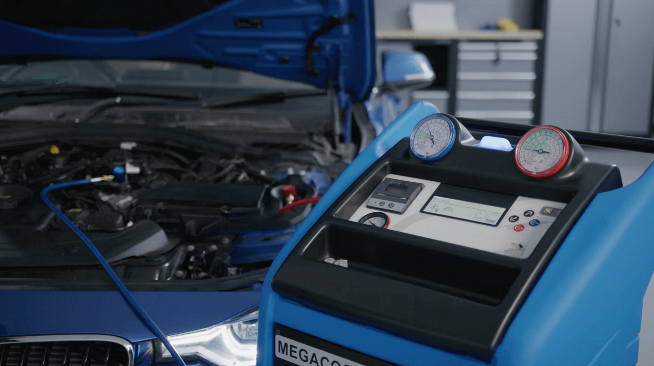 Depressurizing the A/C on a BMW 330e | Masters of Motion