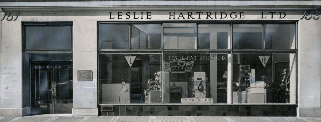 Hartridge shopfront in the 50s